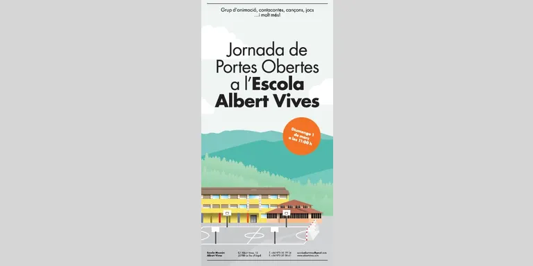 L'Escola Albert Vives organitza aquest diumenge una jornada de portes obertes