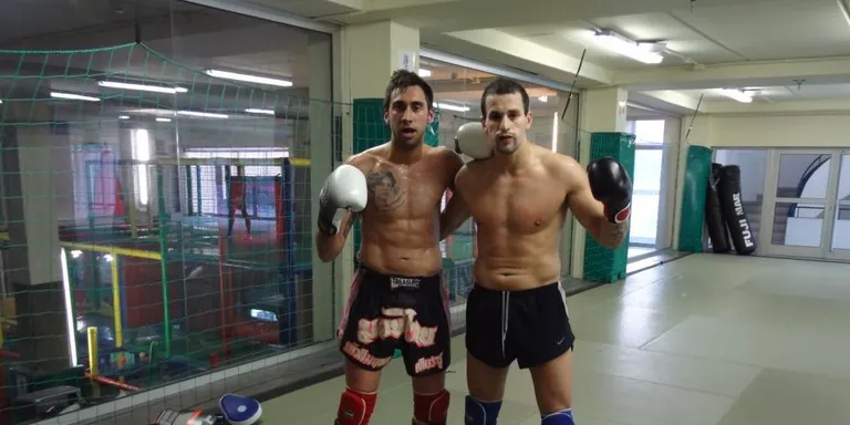 Ezequiel González, campió de Catalunya de kickboxing K-1