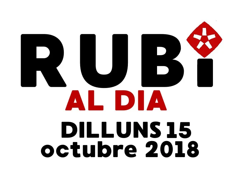 RUBÍ AL DIA dilluns 15 OCTUBRE