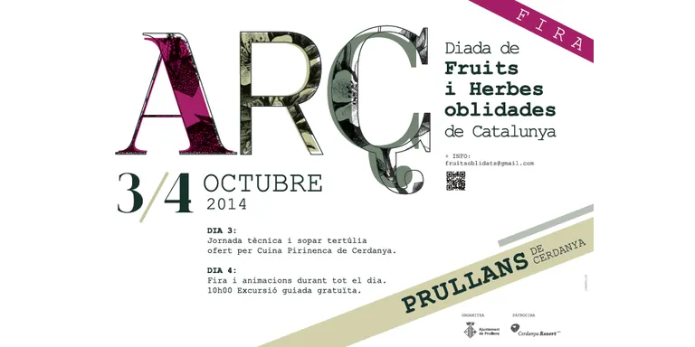 Prullans acollirà la primera Diada dels Fruits i Herbes Oblidades de Catalunya