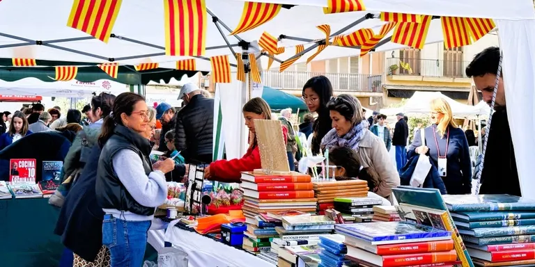 La Diada de Sant Jordi se celebra de nou a la plaça Mossèn Joaquim Boronat