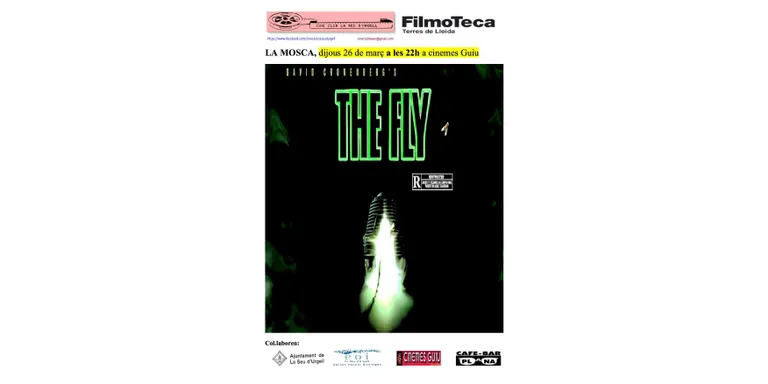 Cineclub la Seu d'Urgell projecta el film 'La Mosca', de David Cronenberg