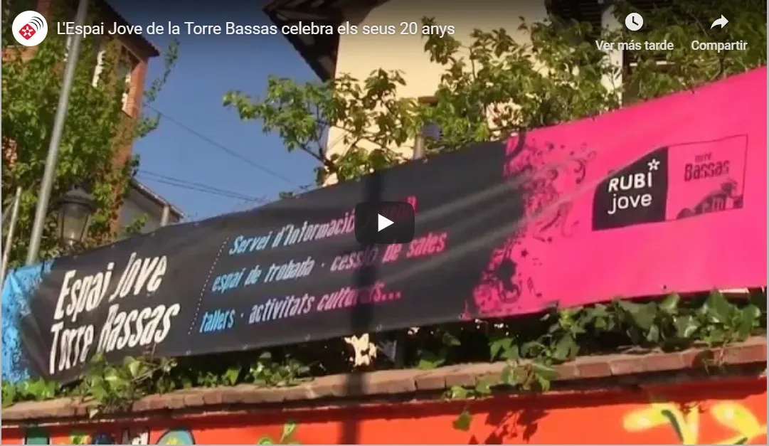 L'Espai Jove de la Torre Bassas celebra els seus 20 anys