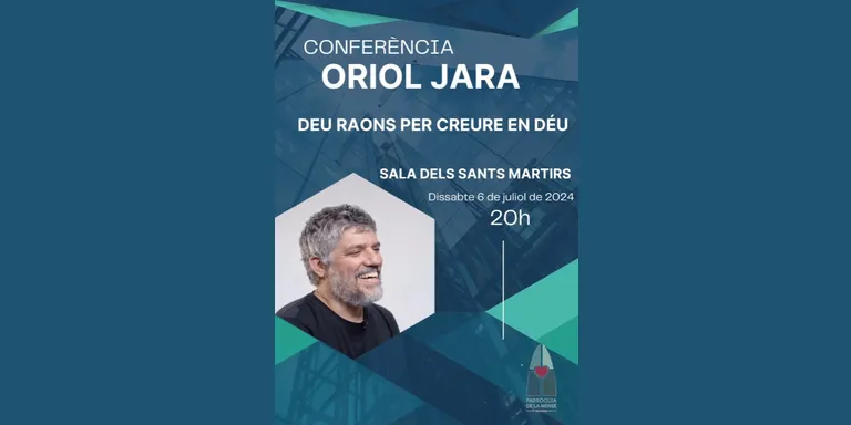 El guionista i escriptor Oriol Jara presenta a Solsona el llibre "Deu raons per creure en Déu"