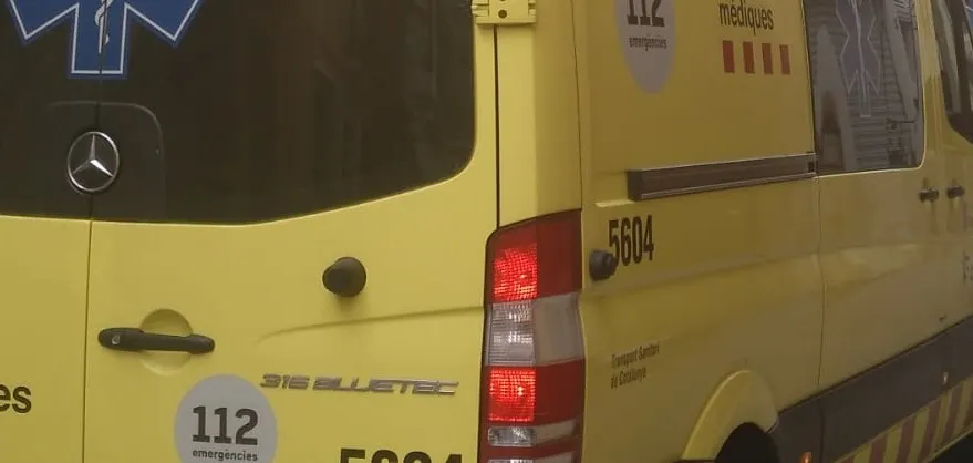 Atropellament a la via del tren a Poblenou