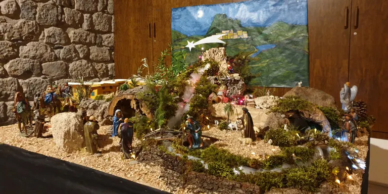 L'església de Santa Maria d'Organyà recupera el seu pessebre