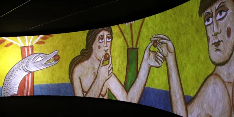 Una experiència immersiva al Museu Episcopal de Vic acosta l'art medieval i la catedral romànica al present