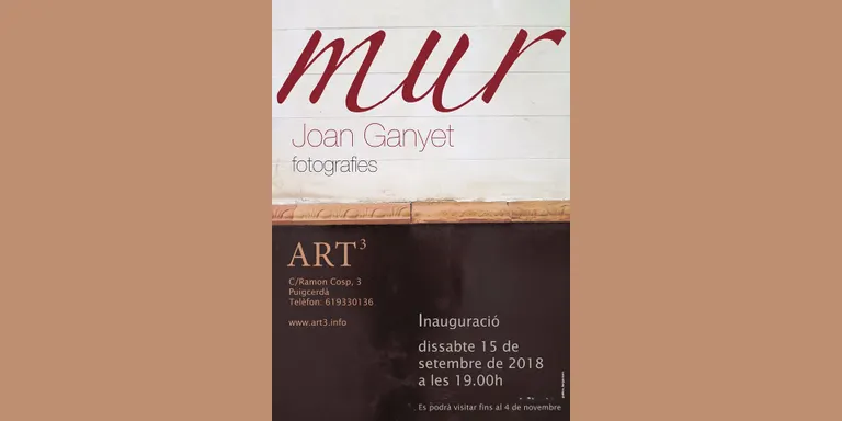 Joan Ganyet exposa 'Mur' a Puigcerdà