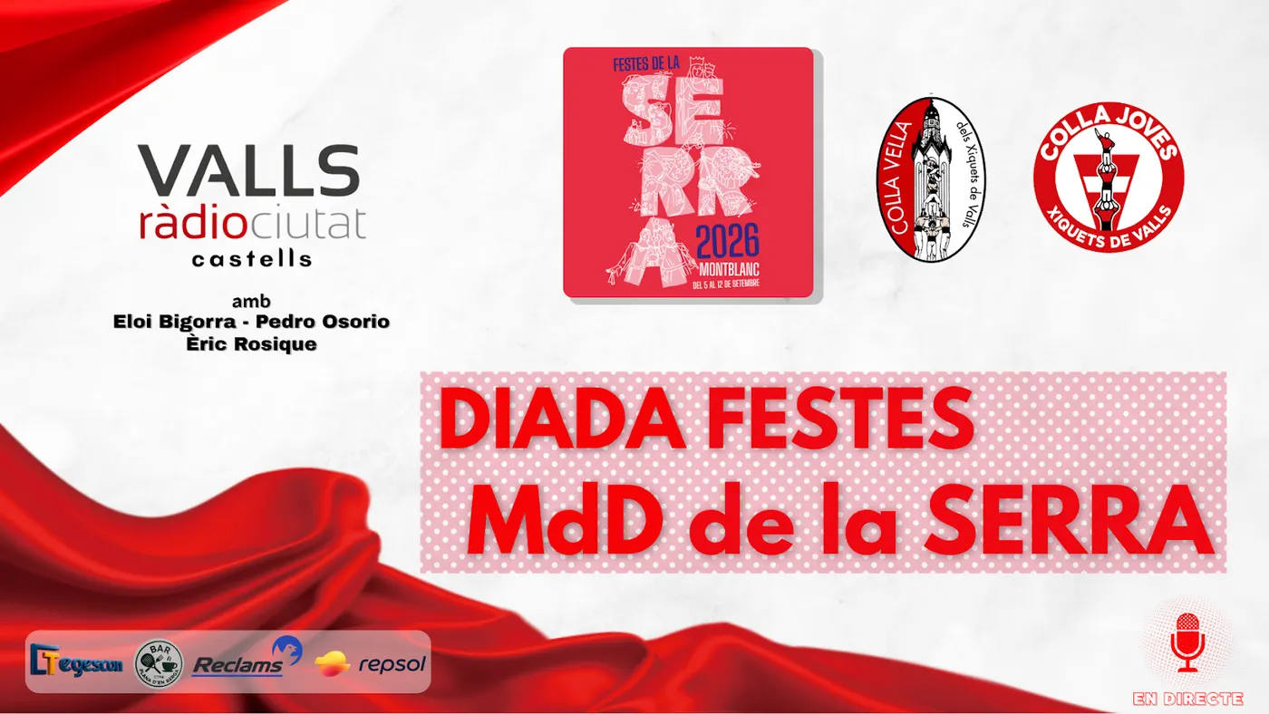 DIRECTE. Diumenge 12.00h. La diada castellera de la Serra de Montblanc 2026