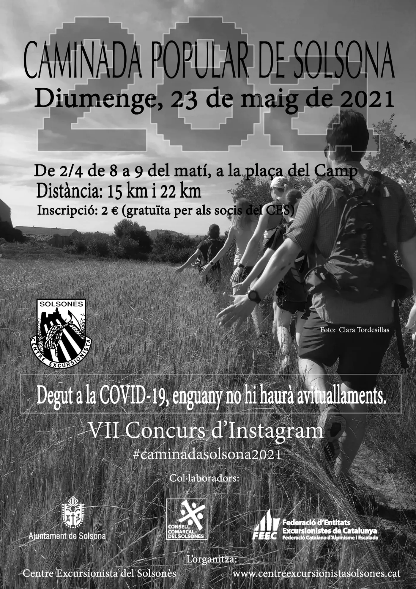 El Centre Excursionista del Solsonès programa per diumenge la 28a Caminada Popular de Solsona