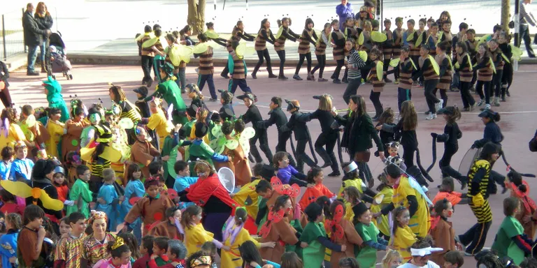 Biocarnaval a l'escola Pau Claris de la Seu d'Urgell