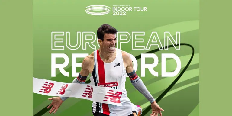 Adel Mechaal bat el rècord europeu de 3000m indoor (7:30.82)