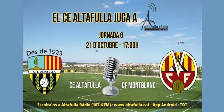 CE Altafulla – CF Montblanc: un clàssic dels últims temps marcat per la necessitat