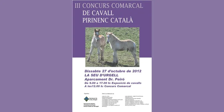 La Seu acull el 3r Concurs Comarcal de Cavall Pirinenc Català
