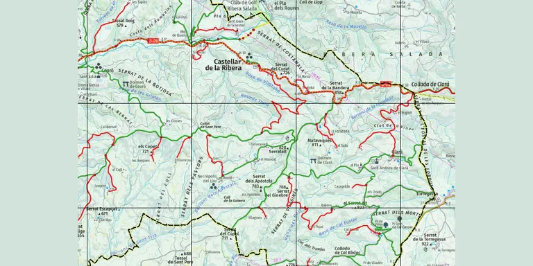 A exposició pública l'inventari de camins de Castellar de la Ribera per a la regulació de l'accés motoritzat