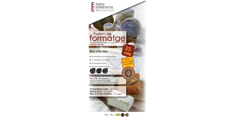 Nou tast comentat de formatge de vaca amb la Formatgeria Mas d'Eroles