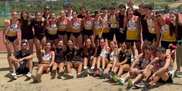 Els atletes Elías Berta, Laia Pi i Nora Morilla signen la 4a plaça amb l’Agrupa en el Campionat de Catalunya de Club Sub16