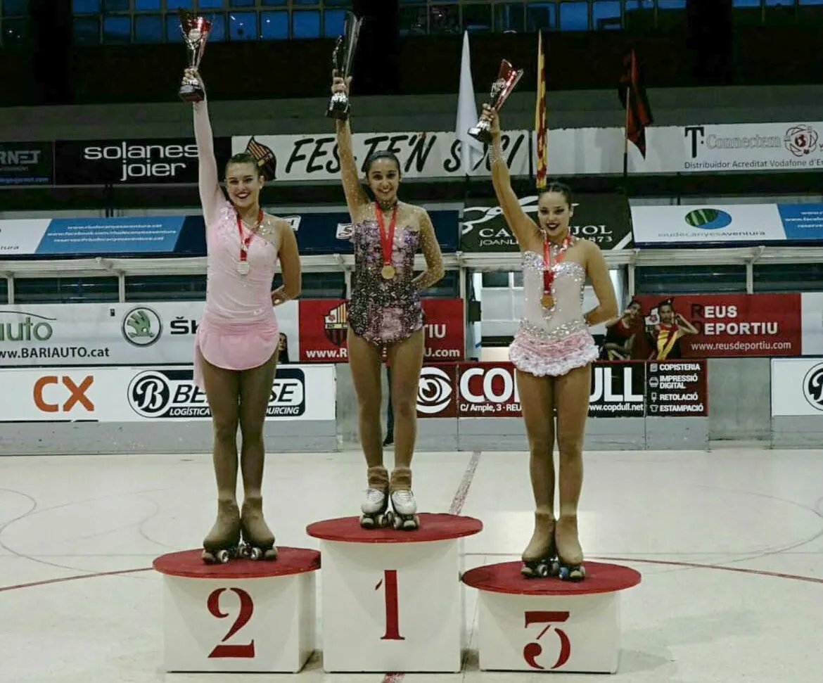 Marina Luna, campiona juvenil de Catalunya de Patinatge Artístic