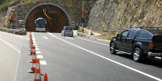 Reobert el túnel de l'Obaga Negra, a la C-14