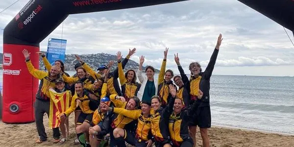 Protagonisme del Baix Gaià en la 2a posició de la Selecció Catalana en el primer Europeu de Marxa Aquàtica