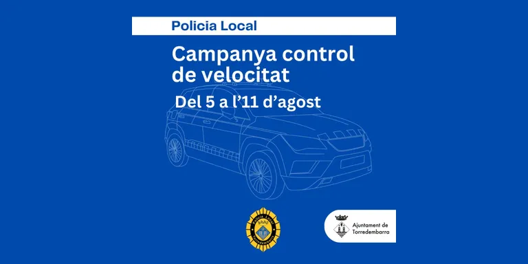 La Policia Local participa en una campanya europea de control de velocitat