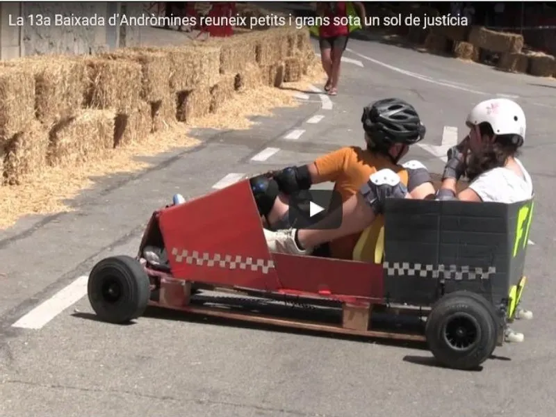 La 13a Baixada d’Andròmines reuneix petits i grans sota un sol de justícia