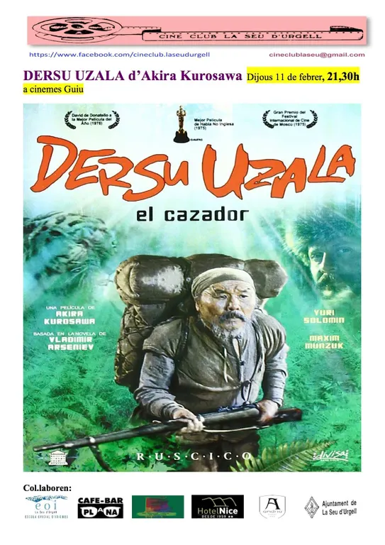 CineClub La Seu d'Urgell projecta el fim 'Dersu Uzala', d'Akira Kurosawa