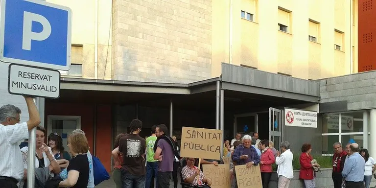Reunió en defensa de la sanitat pública