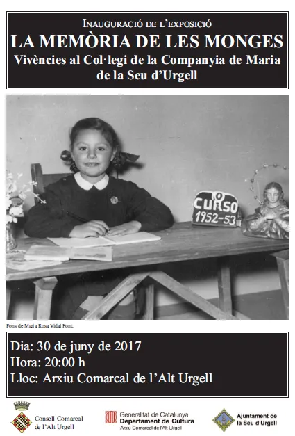 Inauguració de l'exposició 'La Memòria de Les Monges'
