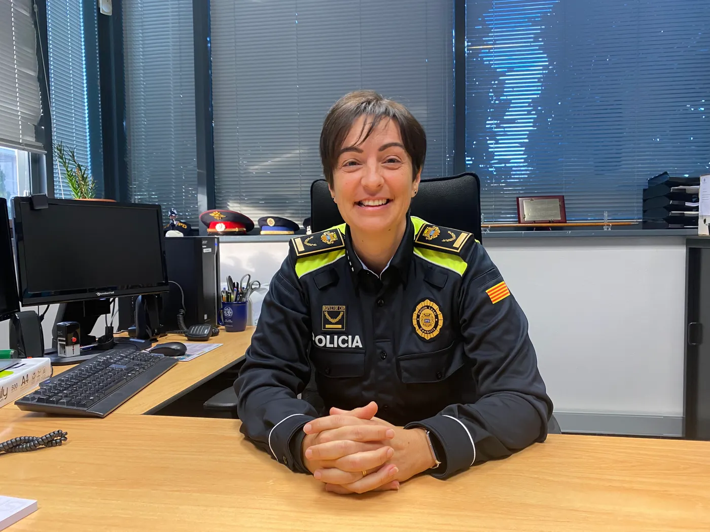 Raquel López, primera dona en estar al capdavant de la Policia Local de Cambrils