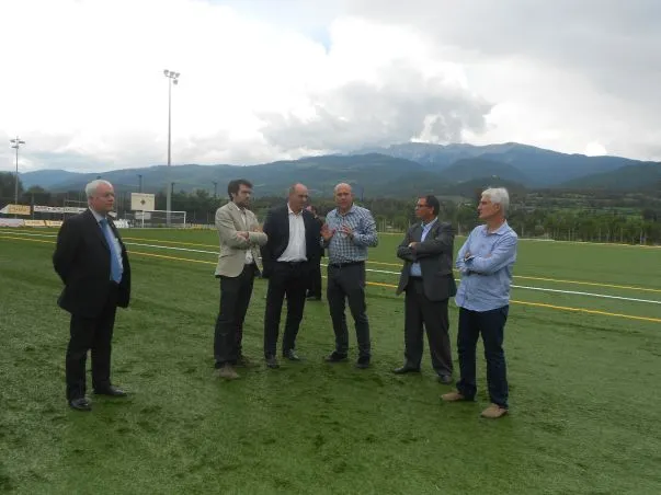 Camp de futbol La Seu - Visita Andreu Subies