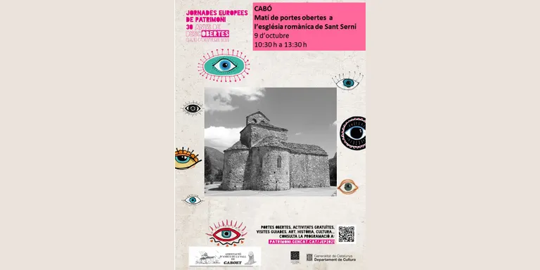 Matí de portes obertes a Sant Serni de Cabó en el marc de les Jornades Europees del Patrimoni