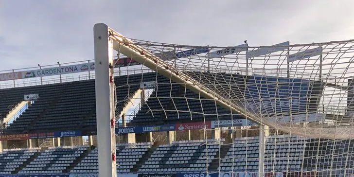 Acte vandàlic a l’estadi del Lleida Esportiu