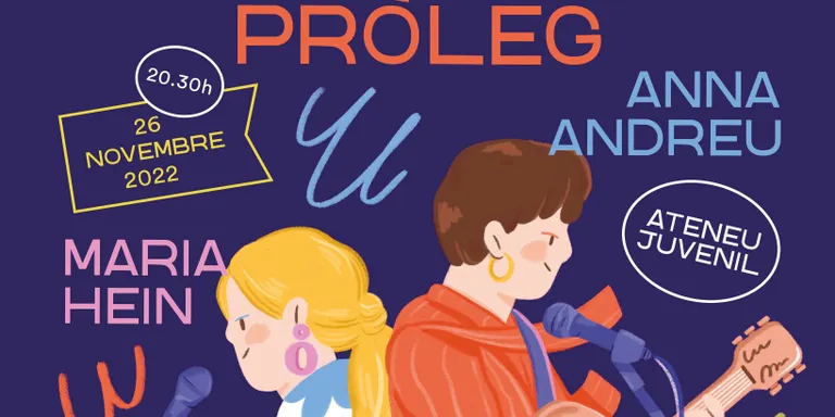 Les cantautores Maria Hein i Anna Andreu oferiran un concert al Vespre del Pròleg de Cambrils