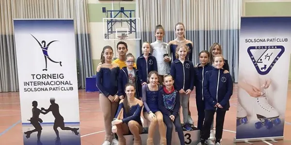 Cinc patinadores del Solsona Patí Club pugen al podi del seu torneig internacional
