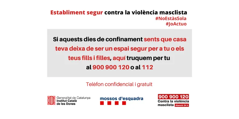 Comerços de Solsona i Sant Llorenç s'adhereixen a la campanya "Establiment segur contra la violència masclista"