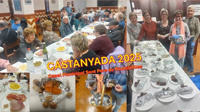 Berenar de Castanyada 2025 al Casal Municipal de la Gent Gran.