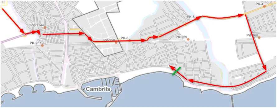 Restriccions de trànsit a Cambrils aquest cap de setmana per dues competicions ciclistes