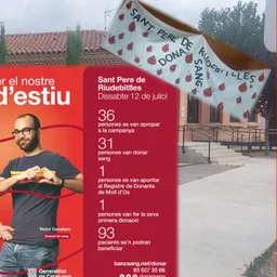 Resultats de la Donació de sang del dissabte 12 de juliol a Sant Pere de Riudebitlles. - episode art