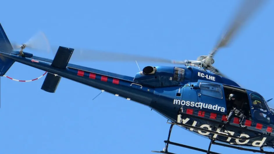 L’helicòpter dels Mossos sobrevola el Baix Maresme en prevenció de robatoris