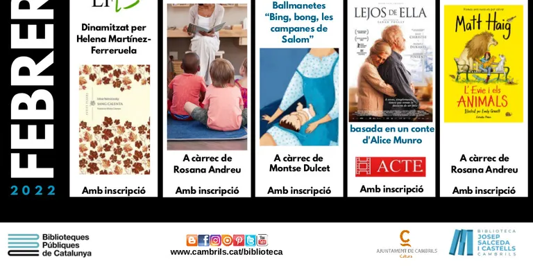 La biblioteca de Cambrils enceta el mes de febrer amb una sessió de ‘Em regales un conte’