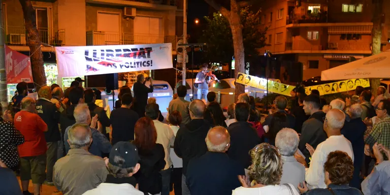 L'acte commemoratiu de l'1 d'Octubre recorda la mobilització i les votacions ara fa un any a Pineda