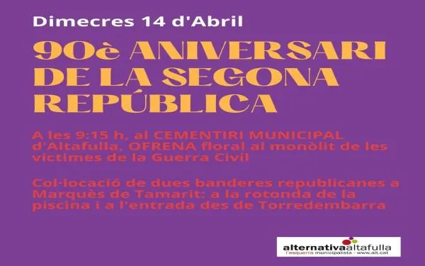 Foto: Alternativa Altafulla