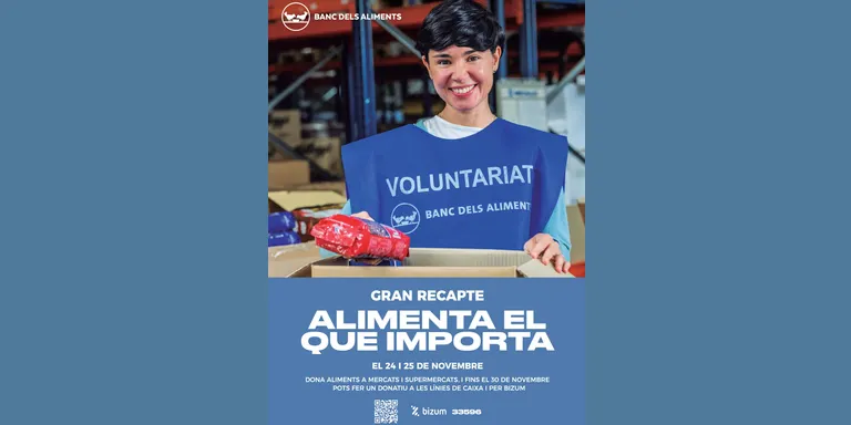 Avui divendres s’ha donat el tret de sortida a l’edició d’enguany del Gran recapte d’aliments