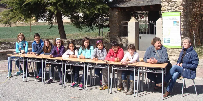 L'Escola Els Agols de Montferrer promou la recuperació de l'Aplec de la Trobada