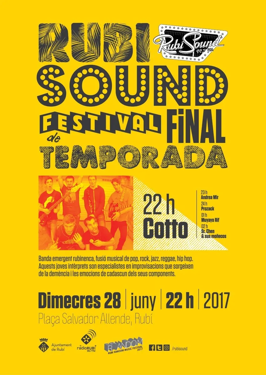 Tots fem Rubisound 2017 - 22h - COTTO