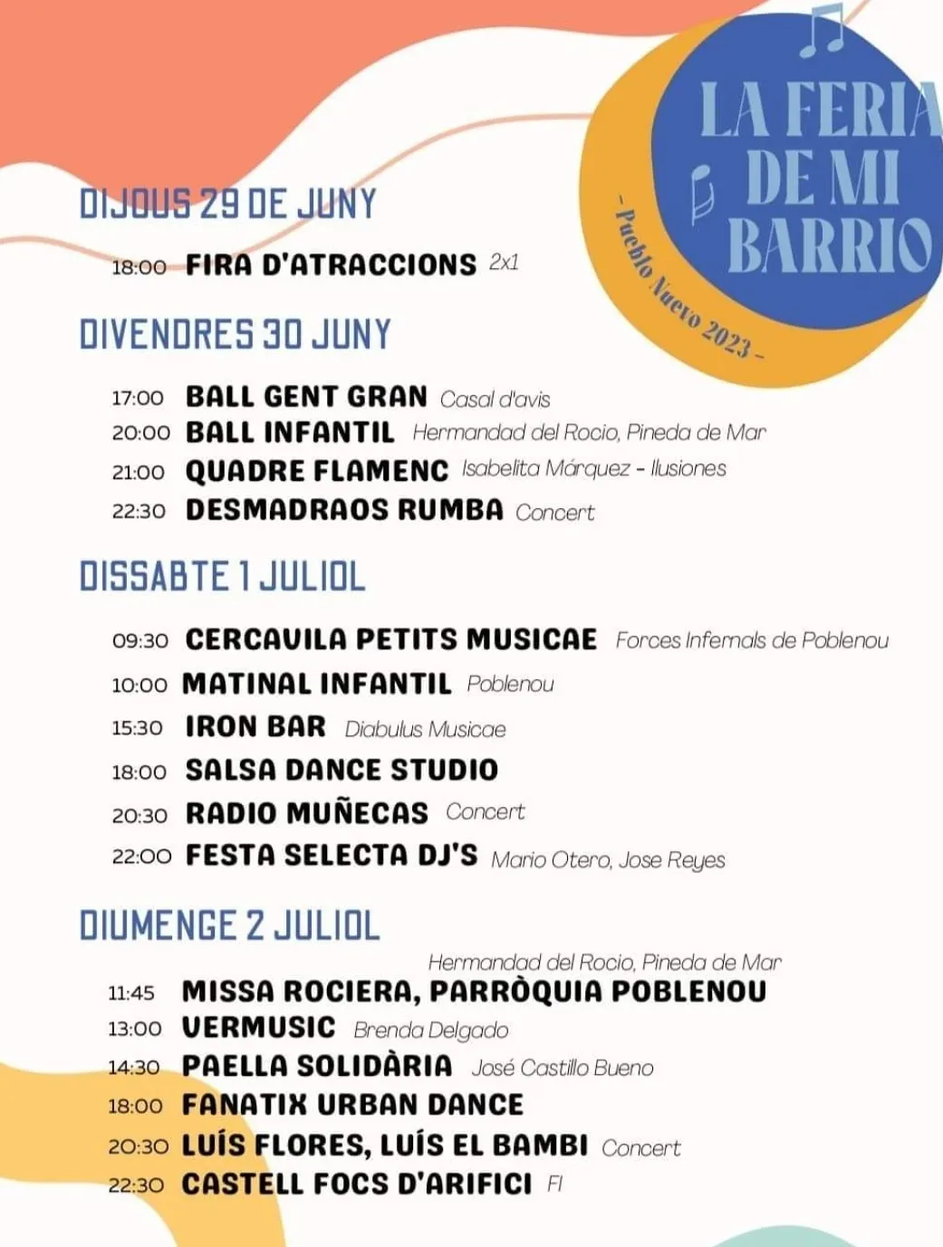 Festes de Poblenou