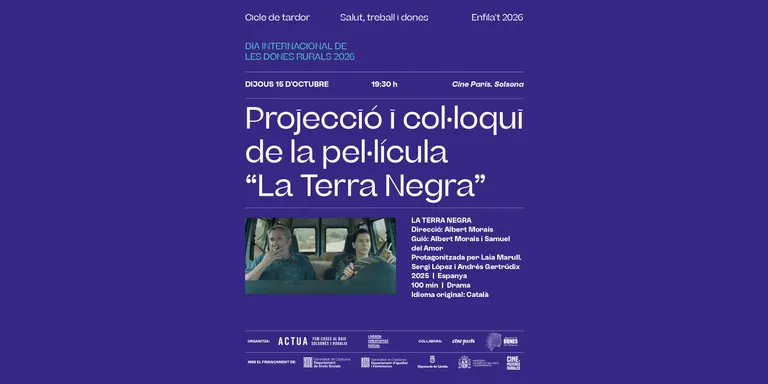 El projecte ACTUA de l’Arada organitza dos cine-fòrums a Solsona per debatre al voltant de les polítiques migratòries, la salut comunitària i el treball de les dones