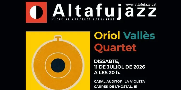 La Violeta d’Altafulla acull aquest dissabte l’actuació d’Oriol Vallès Quartet dins la programació de l’Altafujazz