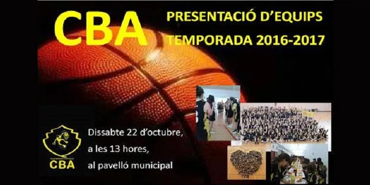 El CB Altafulla presenta els equips de la temporada 2016-2017 en un acte oficial aquest dissabte al Pavelló Municipal